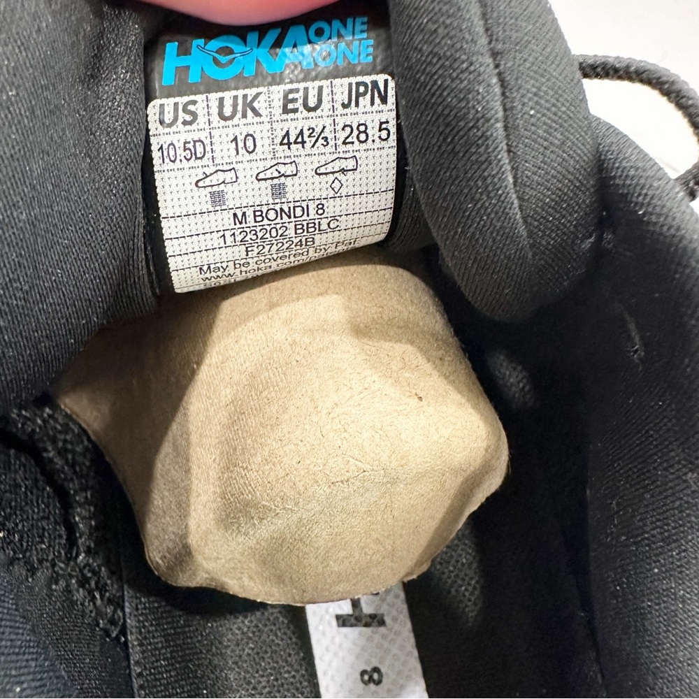 Hoka One One Bondi Men’s Shoes - Picture 8 of 8
